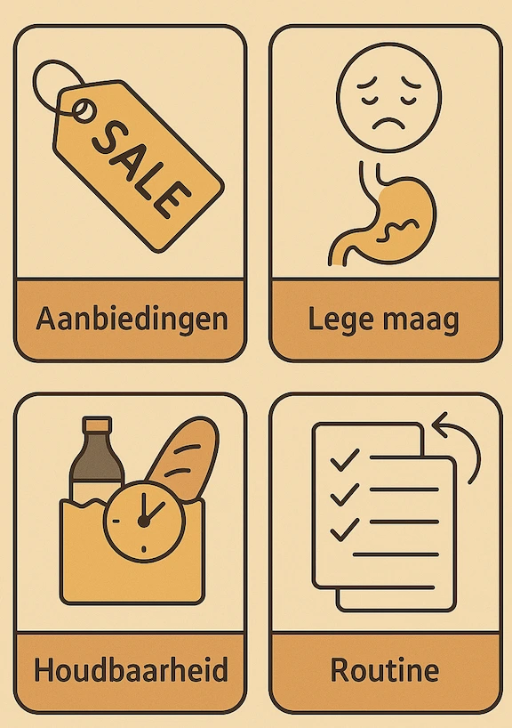Veelgemaakte fouten bij boodschappen doen